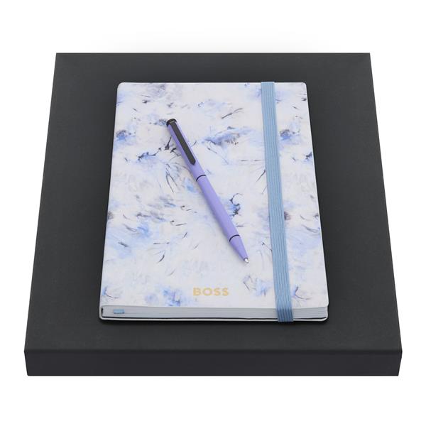 Zestaw upominkowy Hugo Boss długopis i notatnik HNH418WL + HSF3904V