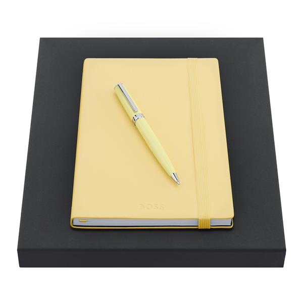 Zestaw upominkowy Hugo Boss długopis i notatnik HNH422SL + HSN2544S