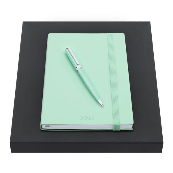 Zestaw upominkowy Hugo Boss długopis i notatnik HNH422TL + HSN2544T