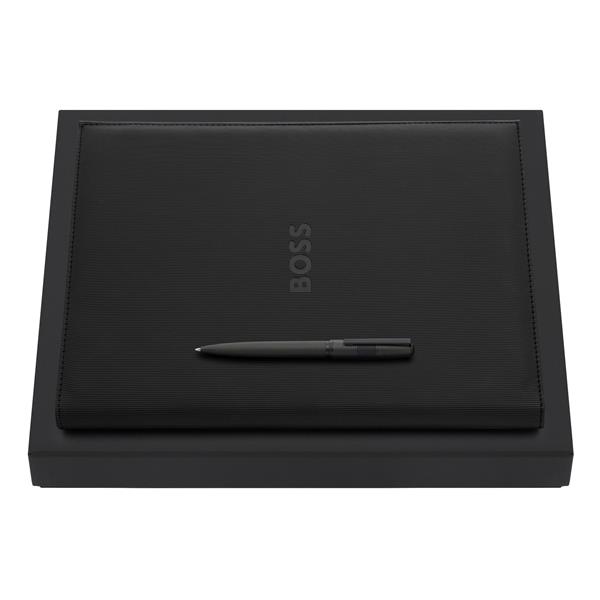 Zestaw upominkowy Hugo Boss teczka i długopis HDF409A + HSQ4834A