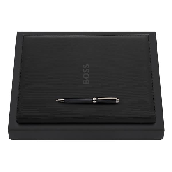Zestaw upominkowy Hugo Boss teczka i długopis HDF409A + HSS4614A