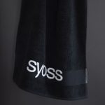Ręcznik Tkany z logo w bordiurze Syoss
