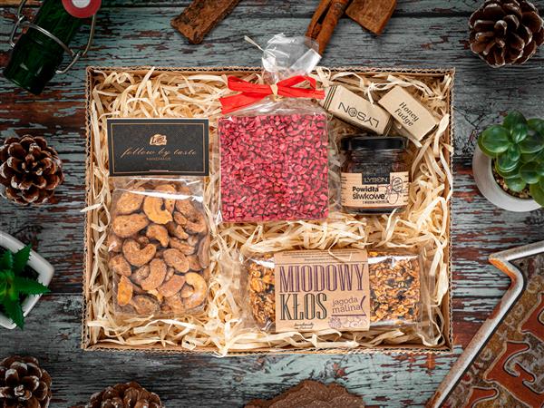 Zestaw Słodka przygoda smaków - beżowy