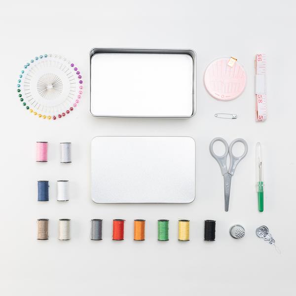 Zestaw do szycia Modiste, srebrny - druga jakość