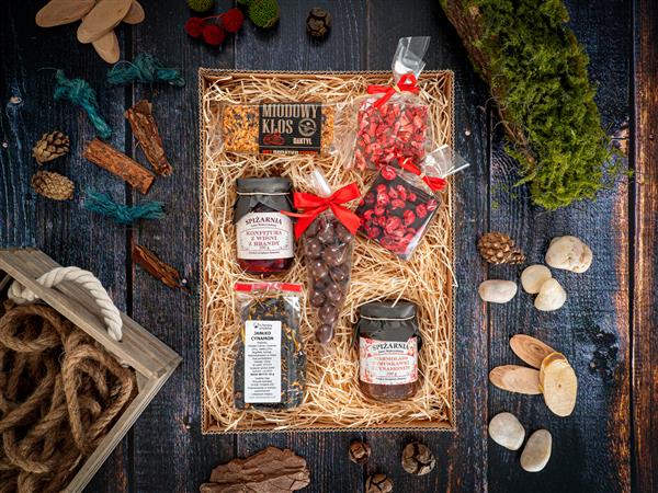 Zestaw prezentowy Smakowite Chwile - beżowy