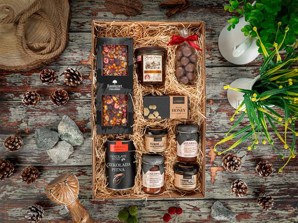 Zestaw prezentowy Zestaw wysokich lotów - beżowy