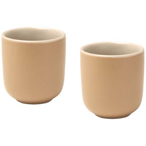 Male filiżanki ceramiczne do espresso o pojemności 90 ml - zestaw 2 sztuk