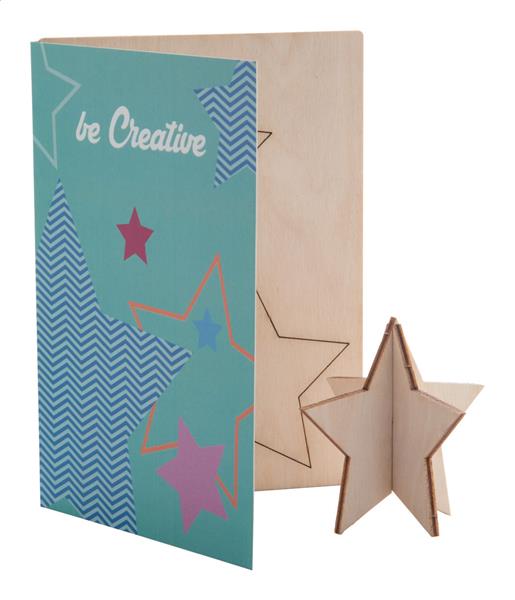 karta świąteczna, gwiazda CreaX