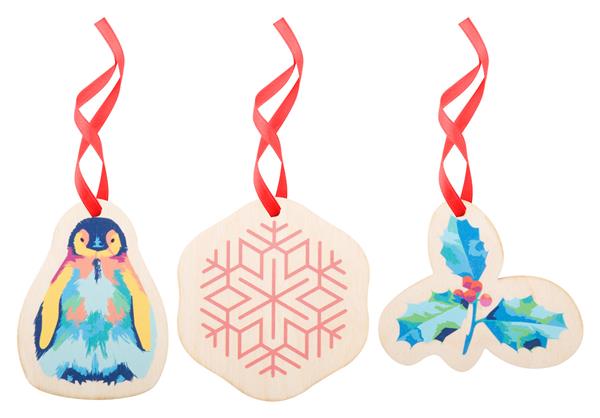 personalizowana ozdoba choinkowa CreaJul Wood