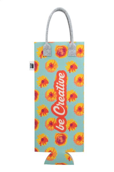 personalizowana torba na wino RPET CreaFelt Vino