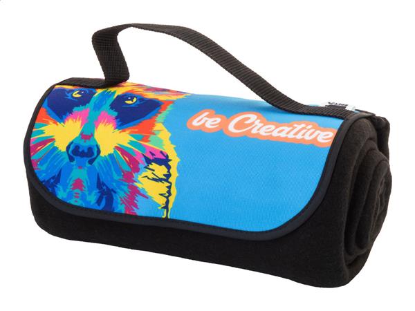 personalizowany koc polarowy RPET Reporta