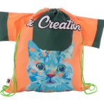 personalizowany worek ze sznurkami CreaDraw T RPET