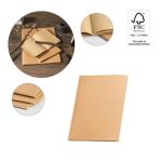 ALCOTT A5. Notes A5 w tekturowej okładce (250 g/m2) i zwykłe strony