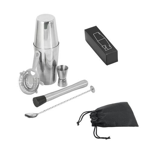 BRAMBLE. 6-częściowy zestaw do koktajli ze stali nierdzewnej