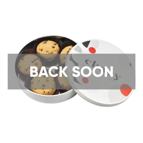 CIASTKA REKLAMOWE Z KAWAŁKAMI CZEKOLADY W PUSZCE