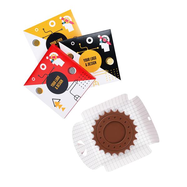 CZEKOLADA W INDYWIDUALNYM KSZTAŁCIE KWADRAT 65 G