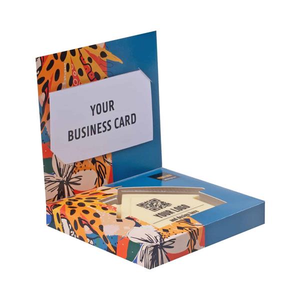 CZEKOLADOWY KSZTAŁT CHOCO4MAT MINI DOMEK PRINT Z WIZYTÓWKĄ