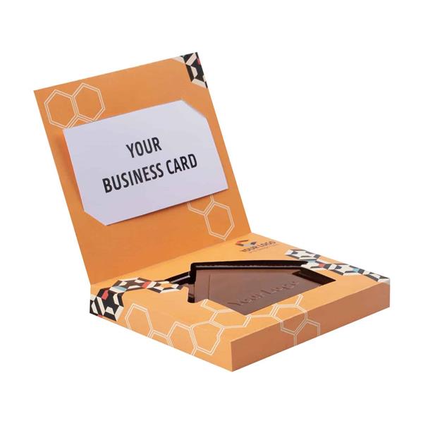 CZEKOLADOWY KSZTAŁT CHOCO4MAT MINI DOMEK Z WIZYTÓWKĄ