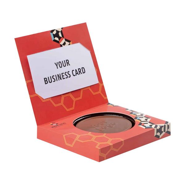 CZEKOLADOWY KSZTAŁT CHOCO4MAT MINI KOŁO Z WIZYTÓWKĄ