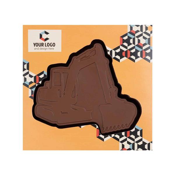 CZEKOLADOWY KSZTAŁT KOPARKA