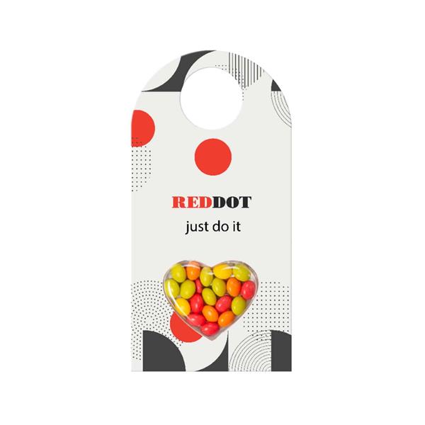 DRAŻETKI PUSH THE BUTTON ZAWIESZKA - SERCE