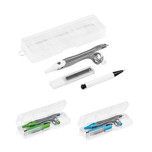 GEOM. Zestaw szkolny do geometrii z pudełkiem z PP