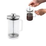 JENSON. Ekspres do kawy ze szkła borokrzemowego i stali nierdzewnej 600 ml