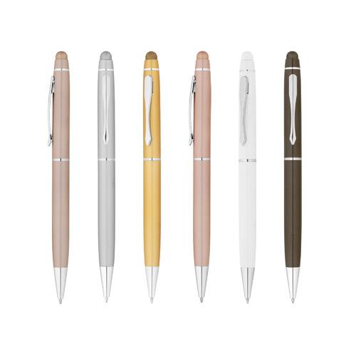 JULIE. Metalowy długopis z końcówką dotykową