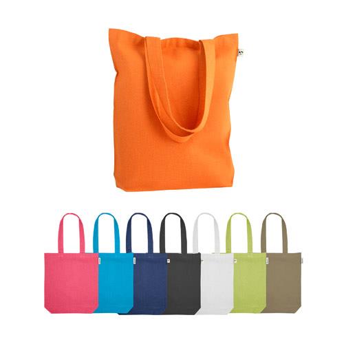 MERIDA. Torba z bawełny (50%), bawełny z recyklingu (30%) i poliester (20% rPET) (220 g/ m2)