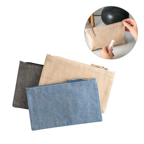 MILLIE. Etui wielofunkcyjna bawełnę pochodzącą (70% rPET) z poliester z recyklingu (30%) (140 g/m2)