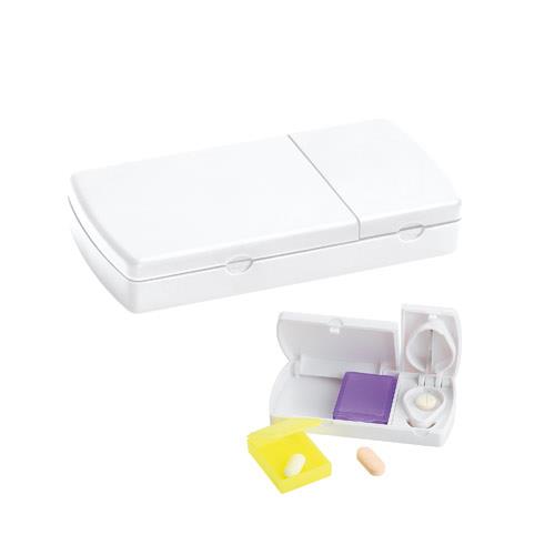 NERO. Pudełko na tabletki z 2 przegródkami