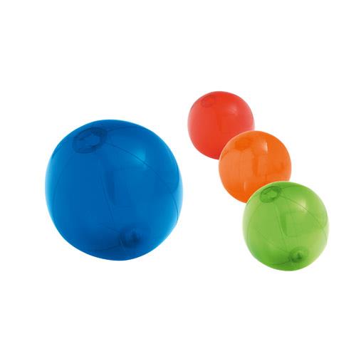 PECONIC. Nadmuchiwana piłka plażowa z półprzezroczystego PVC