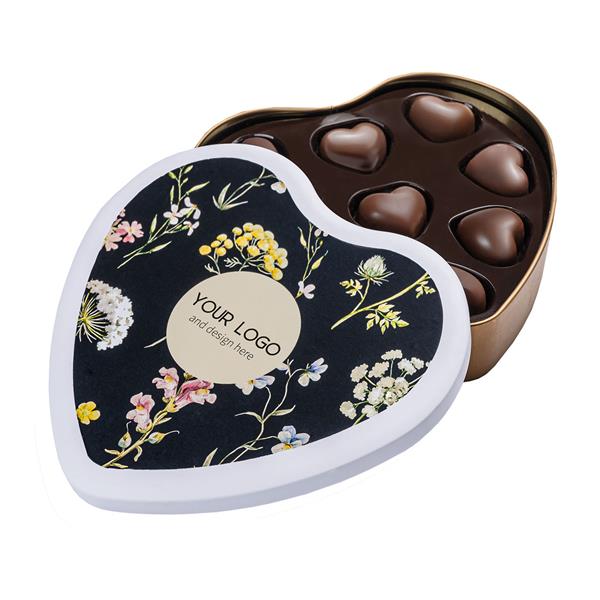 PRALINY VELVET HEARTS TIN