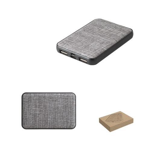 RENEWAL BATTERY. Power bank 5.000 mAh wykonany w PET pochodzącego z recyklingu (100% rPET)