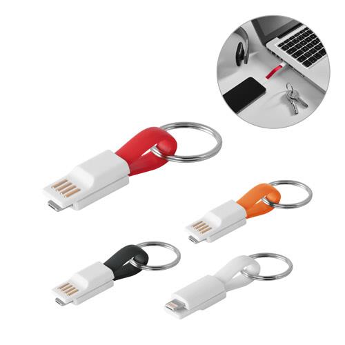 RIEMANN. Kabel USB ze złączem 2 w 1 z ABS i PVC