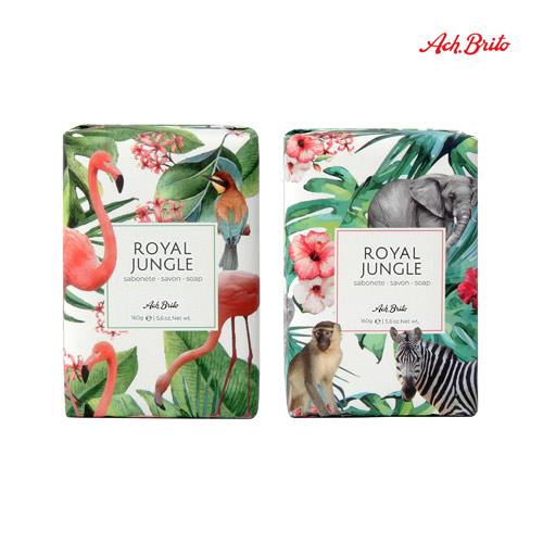 ROYAL JUNGLE. Mydła wzbogacone zieloną glinką (160g)