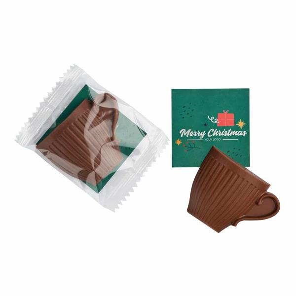 SŁODYCZE REKLAMOWE ADVERT CARD - CZEKOLADOWA FILIŻANKA