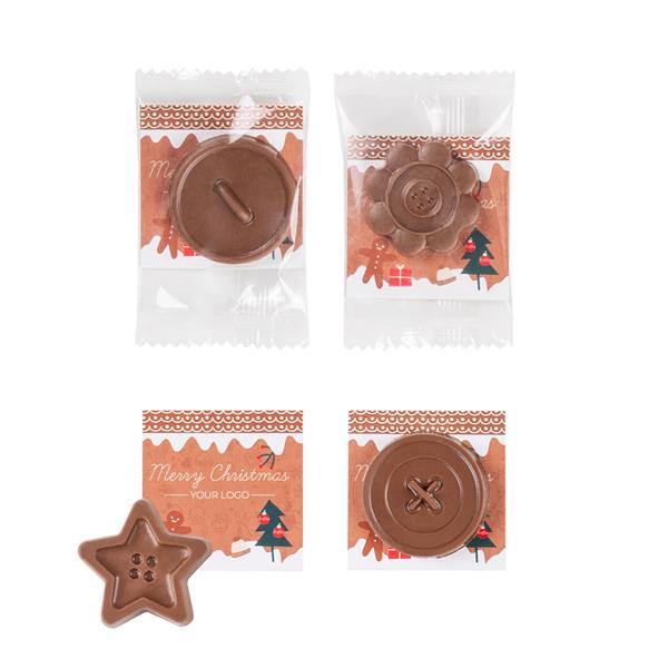 SŁODYCZE REKLAMOWE ADVERT CARD - CZEKOLADOWY GUZIK