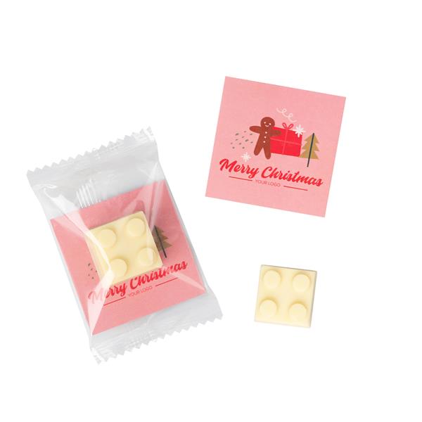 SŁODYCZE REKLAMOWE ADVERT CARD - CZEKOLADOWY KLOCEK