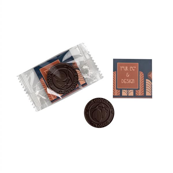 SŁODYCZE REKLAMOWE ADVERT CARD - CZEKOLADOWY MEDALIK CHOCOLATE EXPERT