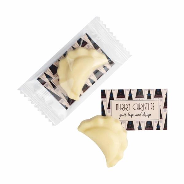 SŁODYCZE REKLAMOWE ADVERT CARD - PRALINKA CZEKOLADOWY PIERÓG