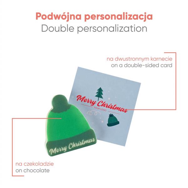 SŁODYCZE REKLAMOWE ADVERT CARD – CZEKOLADOWA CZAPKA PRINT