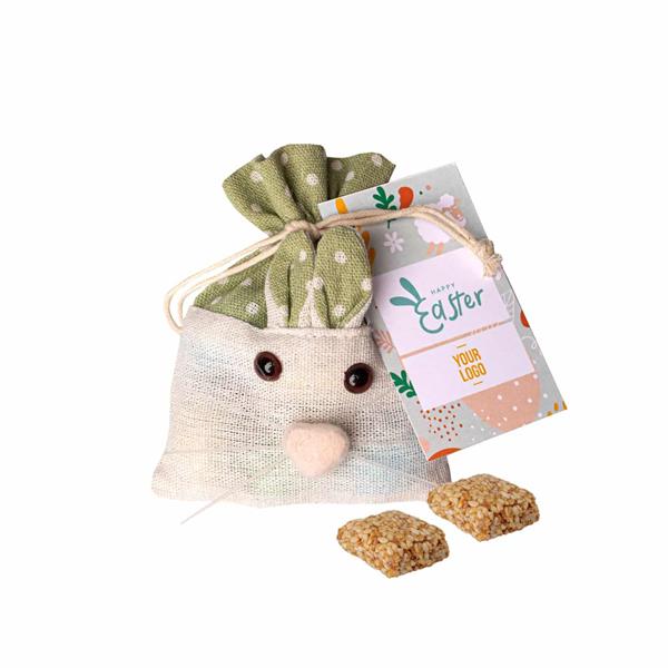 SŁODYCZE REKLAMOWE ZIELONY KRÓLICZEK