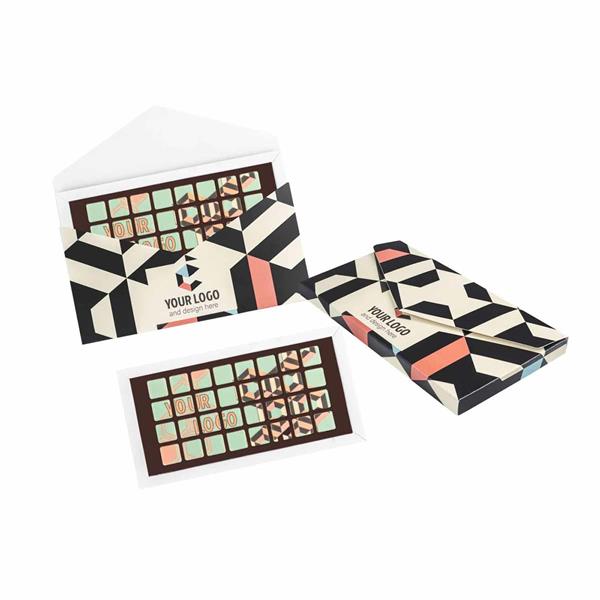 ZESTAW CZEKOLADEK CHOCO TEXT 4 LINIE PRINT