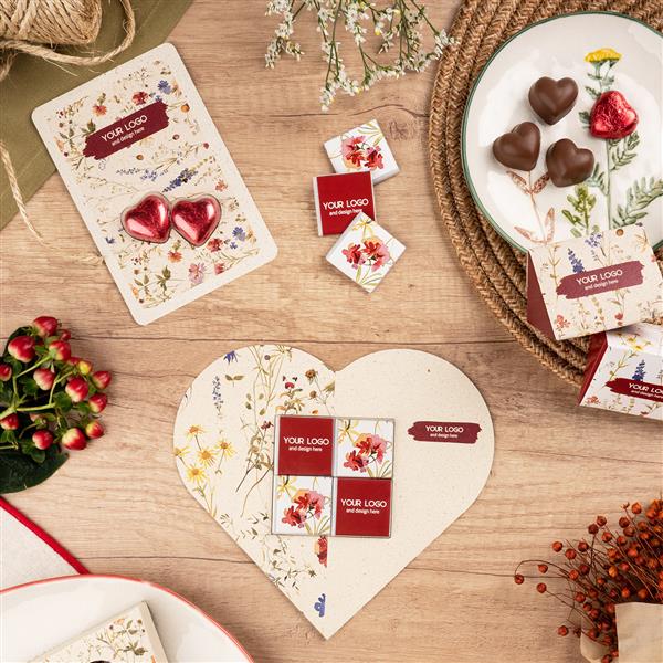 ZESTAW CZEKOLADEK PROMO CARD – DWA SERCA