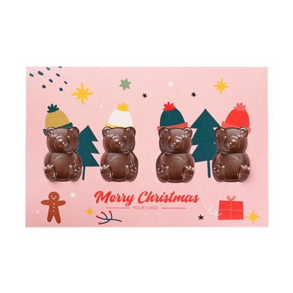 ZESTAW CZEKOLADEK ŚWIĄTECZNA KARTKA Z MISIAMI