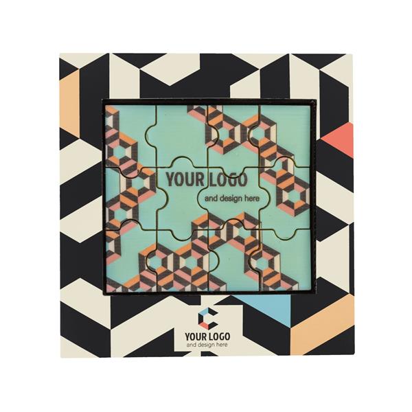 ZESTAW CZEKOLADEK Z NADRUKIEM PUZZLE 12 SZTUK