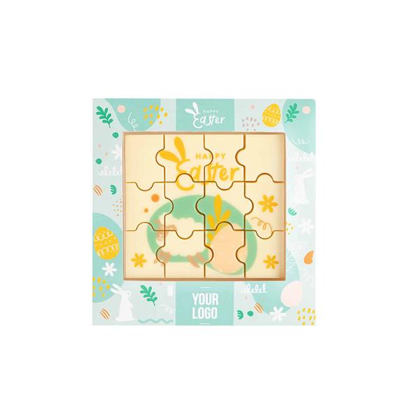 ZESTAW CZEKOLADEK Z NADRUKIEM PUZZLE 12 SZTUK
