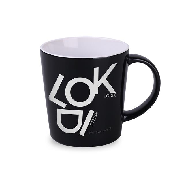 Berg 380ml czarny/biały