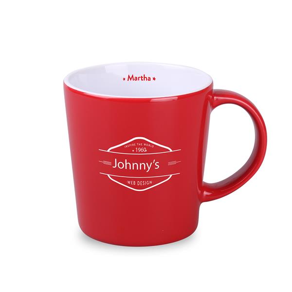 Berg 380ml czerwony/biały